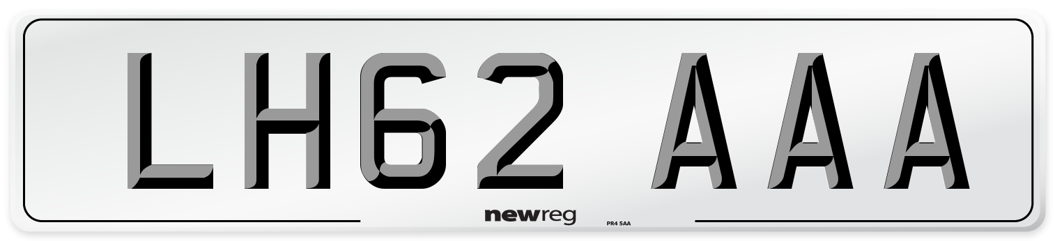 LH62 AAA Number Plate from New Reg